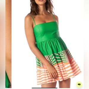MAAJI Sunrise Colada Emily Short Dress Sz L